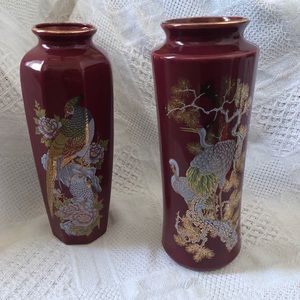 Antique Ceramic Vases Made in Japan